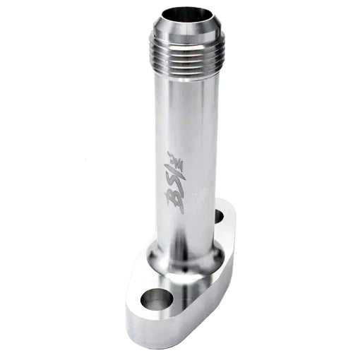 BSI-10-100-TDOF BSI 100mm Billet -10AN Turbo Drain Oil Flange for Mid-Frame Turbochargers Hell On Wheels Ltd Canada