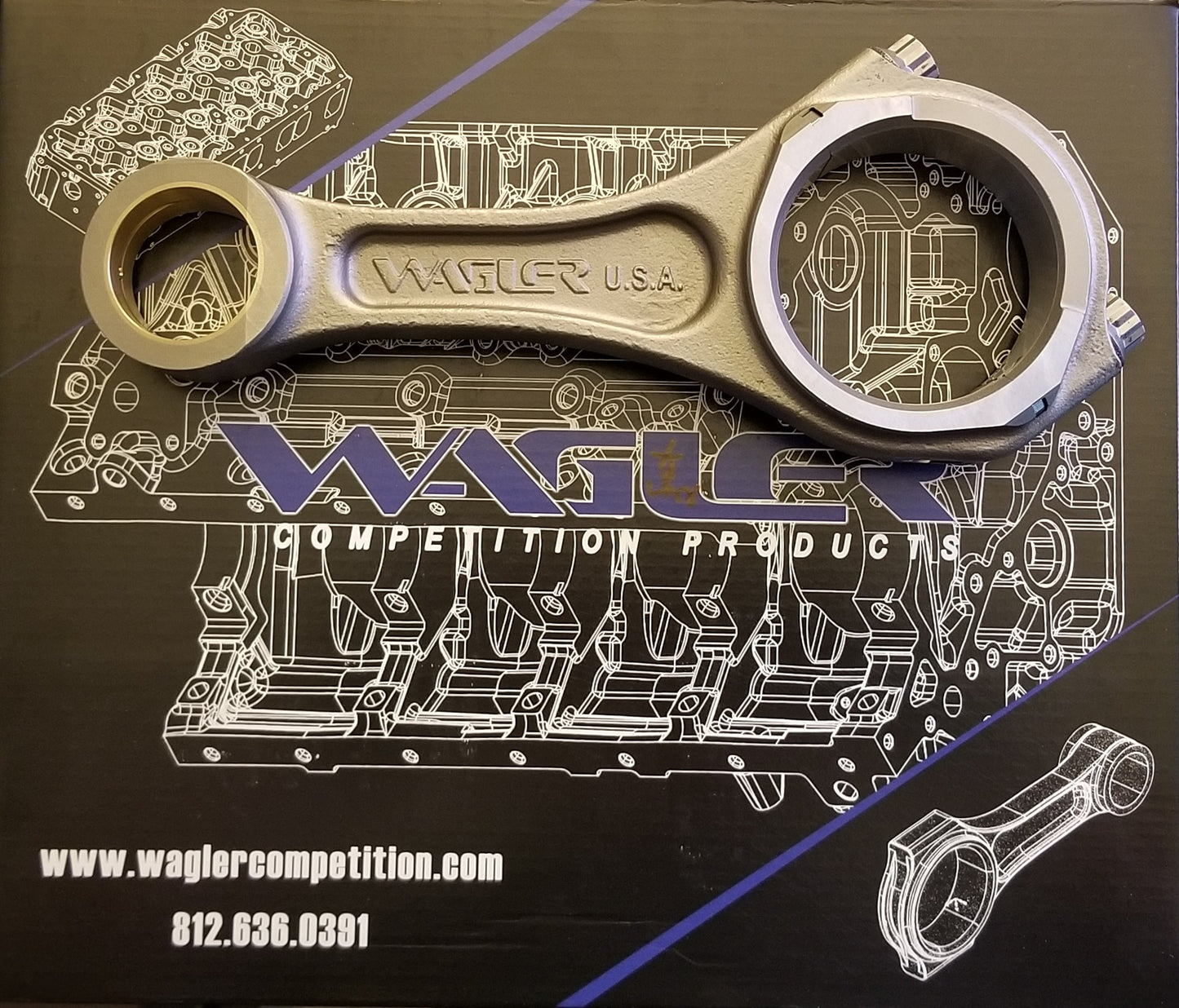 Wagler Street Fighter Connecting Rods for Cummins Engines