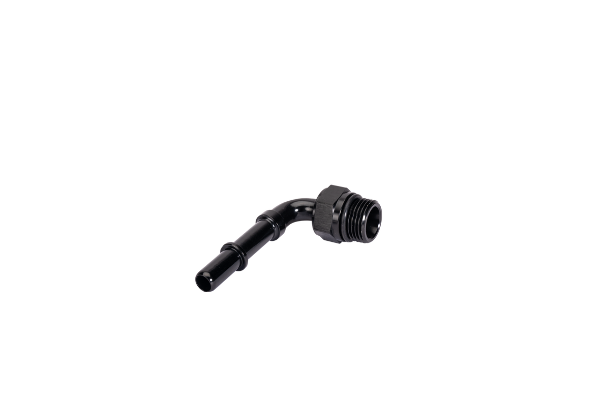Fleece 90 Degree, 3/4"-16 (-8) to 3/8" Swivel Quick Connect
