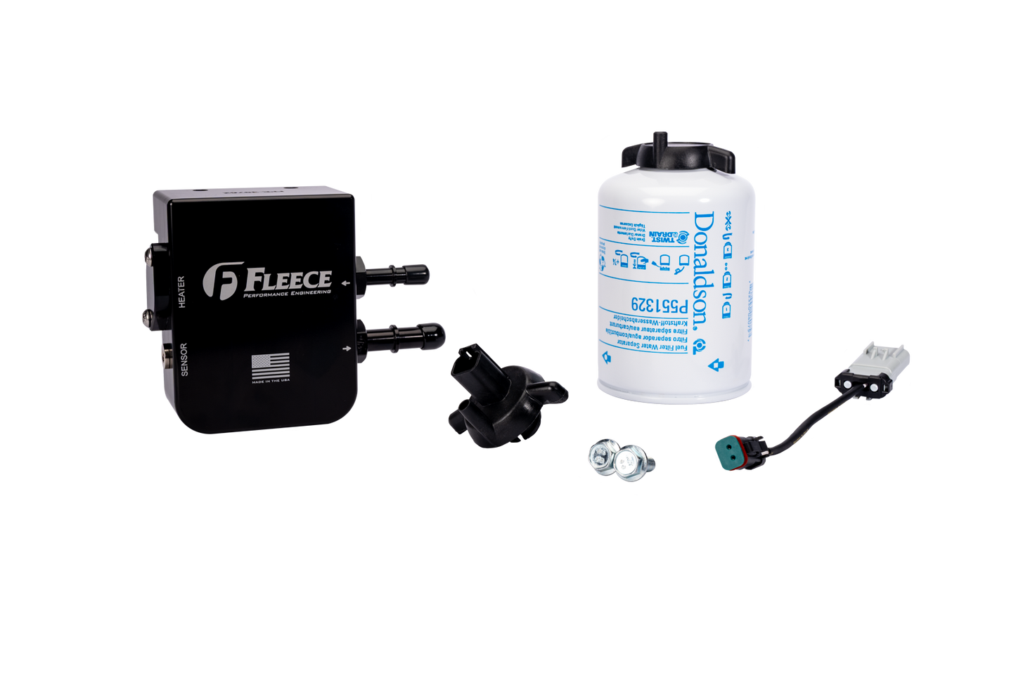 Fleece Under Bed Fuel Filter Assembly for 2019-2024 Ram 2500-3500 with Cummins