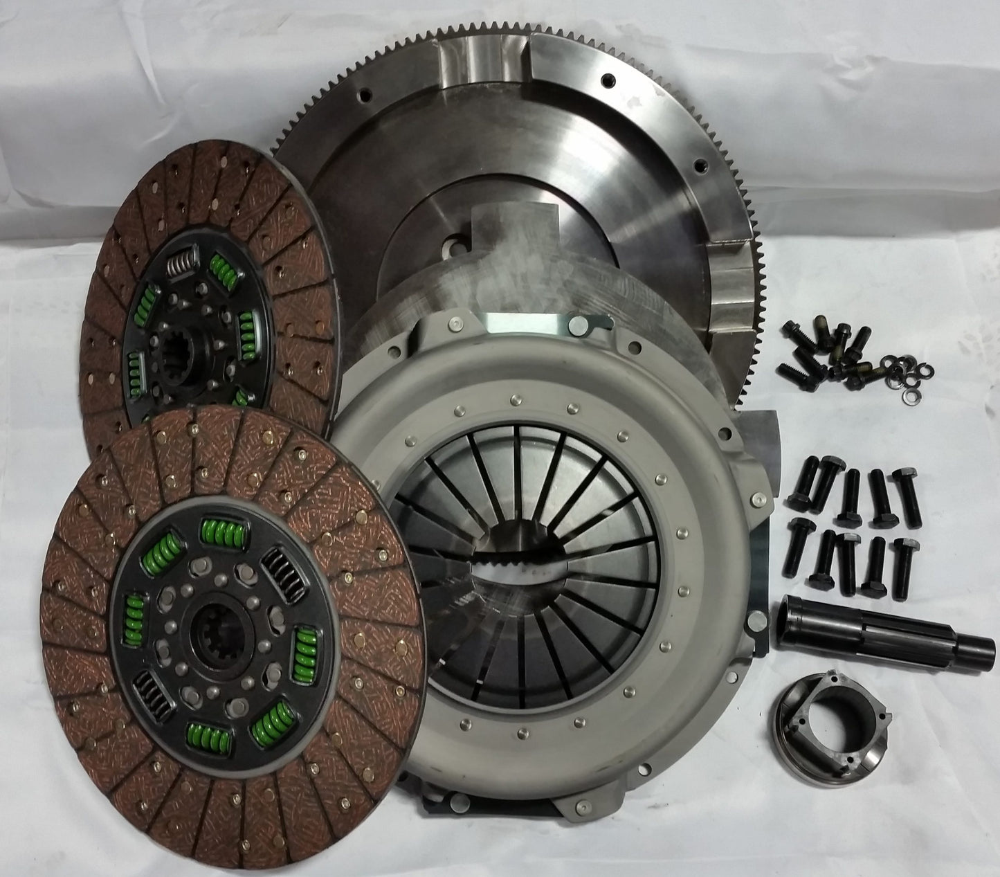 Valair Dual Disk Clutch for 1999-2003 7.3 Ford Powerstroke ZF6 Organic Spring Hub Dual Disc | 550HP & 1100 FT-LB Torque