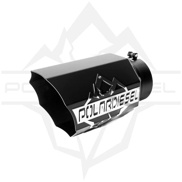 Polar Diesel Satin Black 12" Long Octagon Exhaust Tip