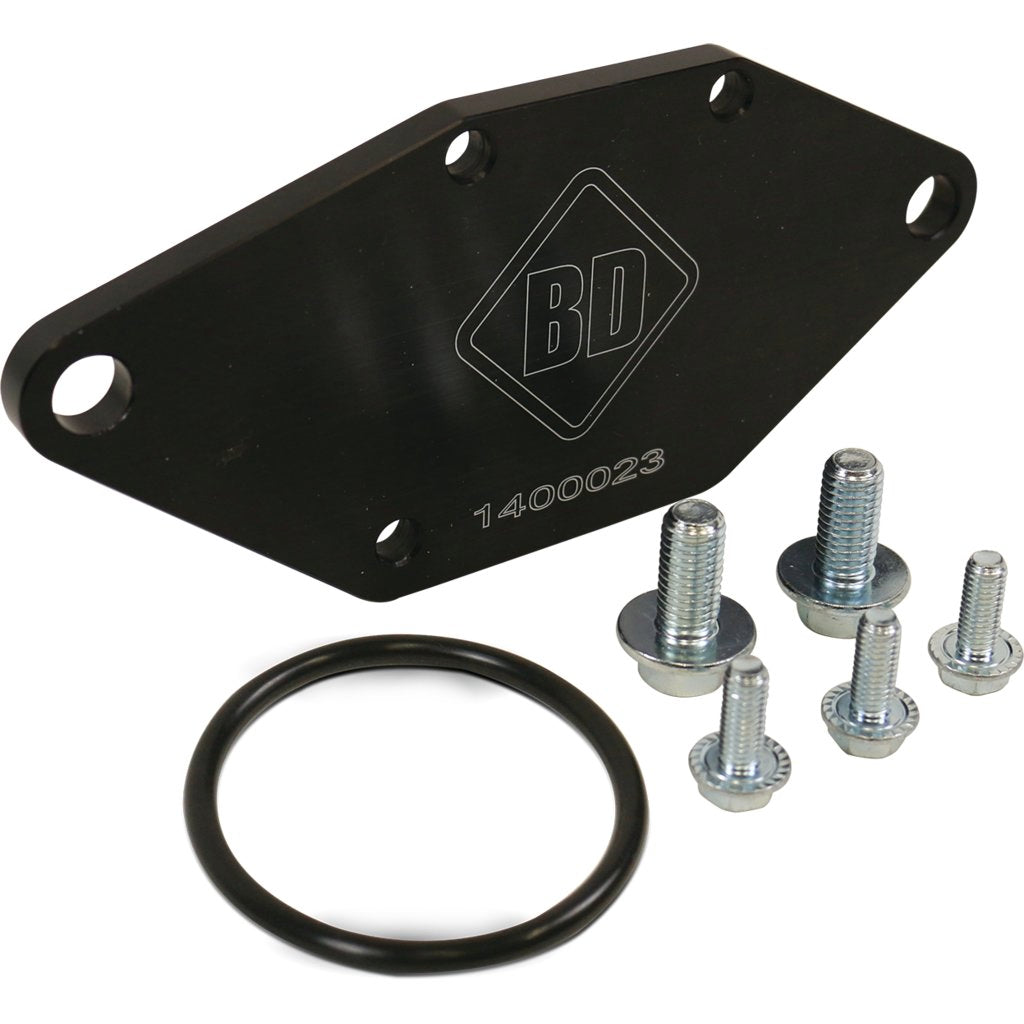 1040023 BD 5.9L/6.7L CUMMINS KILLER FROST PLUG PLATE DODGE 2003-2018 5.9L/6.7L Hell On Wheels Ltd Canada