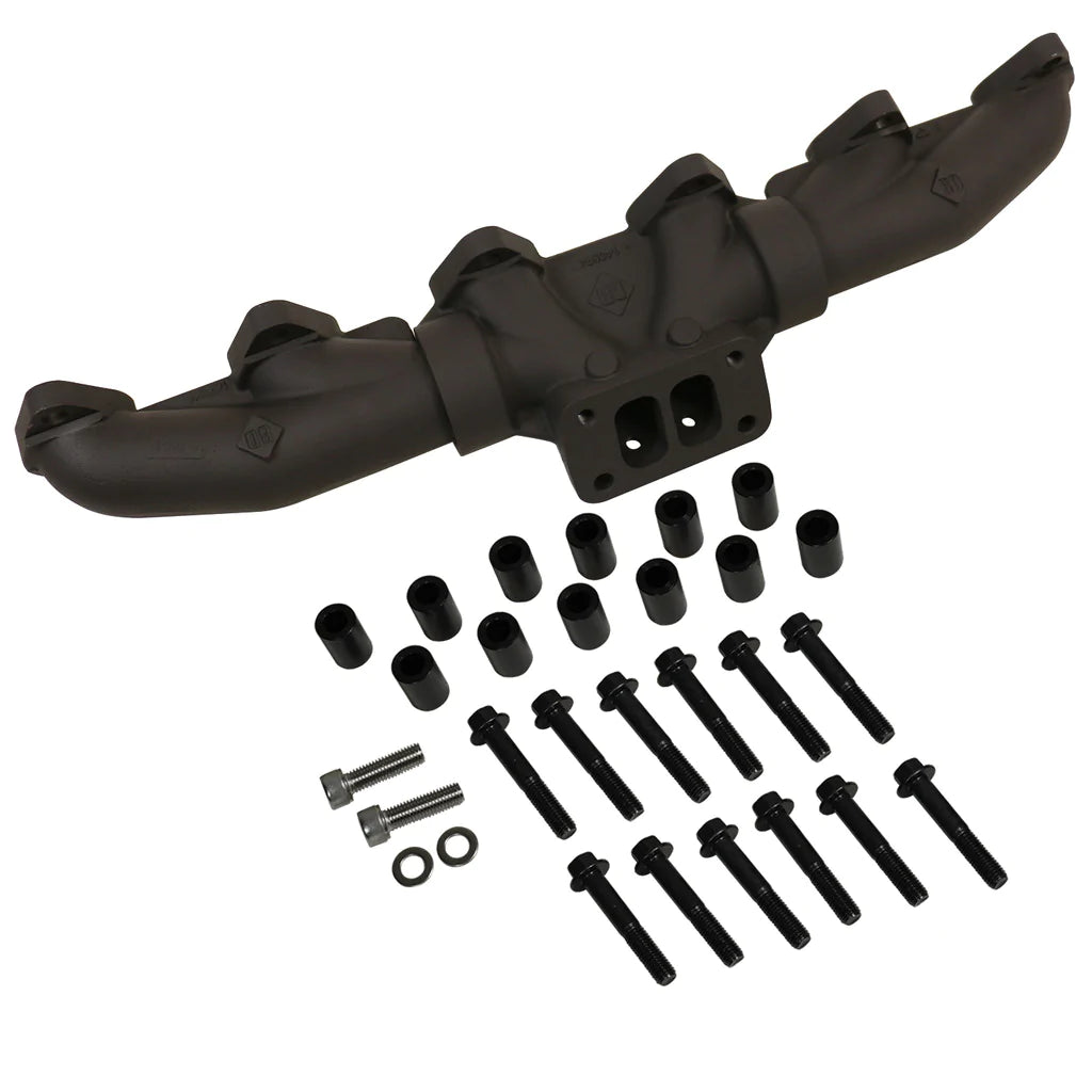 1045948 BD PULSE EXHAUST MANIFOLD STOCK/T3 DODGE 12- VALVE 5.9L CUMMINS 1988-1998 Hell On Wheels Ltd Canada