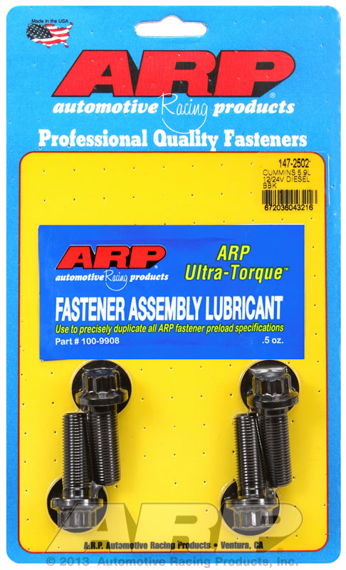 147-2502 ARP Dodge Cummins 5.9L 12V/24V balancer bolt kit Hell On Wheels Performance Limited Ltd Alberta Canada