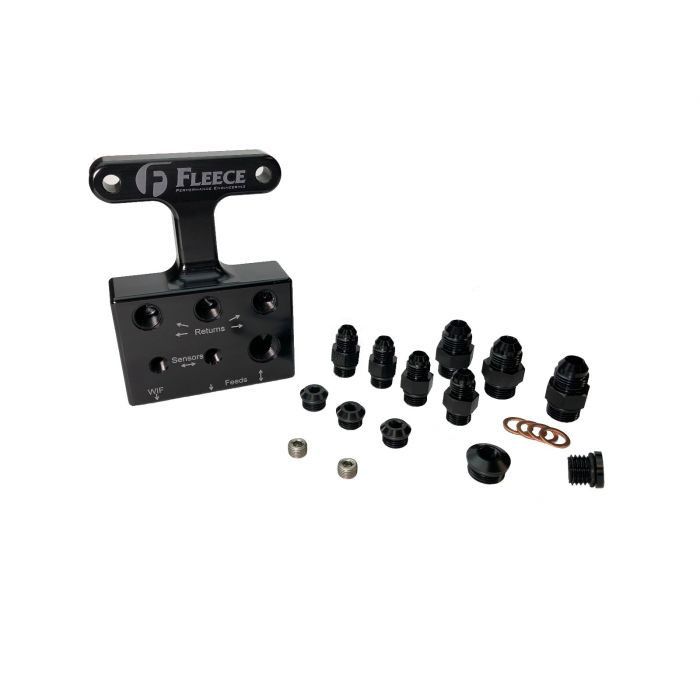 FPE-FFD-RF-3G Fleece 2003-2007 - 3rd Gen Dodge/Cummins Fuel Distribution Block Hell On Wheels Canada