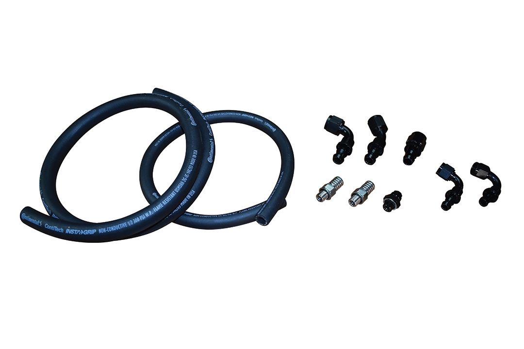 FPE-FFD-RF-HF-KIT-4G Fleece Cummins Fuel Distribution Block Hose and Fitting Kit 2010-2018 6.7L Hell On Wheels Canada