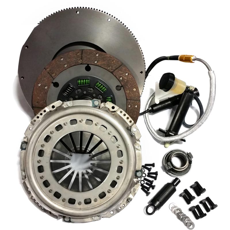 NMU70G56-01 Valair Single Disc Clutch 2005.5+ Dodge G56 Mercedes 6 Speed 13" x 1.375" Premium Brass Woven Organic Facings Hell On Wheels Canada