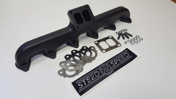 T324VANGWG Steed Speed T3 24V Angled Turbo Flange With Waste Gate Hell On Wheels Canada