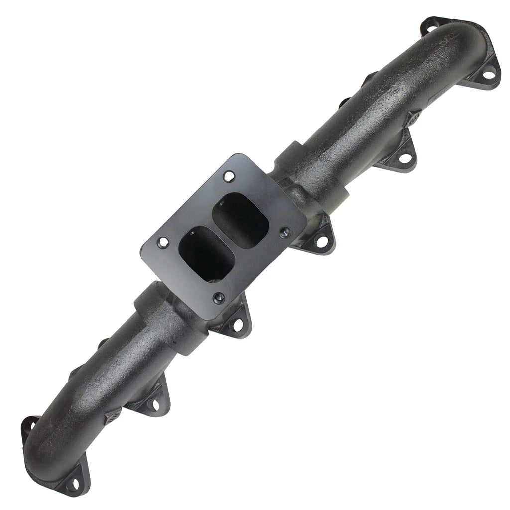 1045995-T4 BD 20-DEGREE EXHAUST MANIFOLD T4 MOUNT DODGE 5.9L CUMMINS 1998.5-2007 Hell On Wheels Ltd Canada