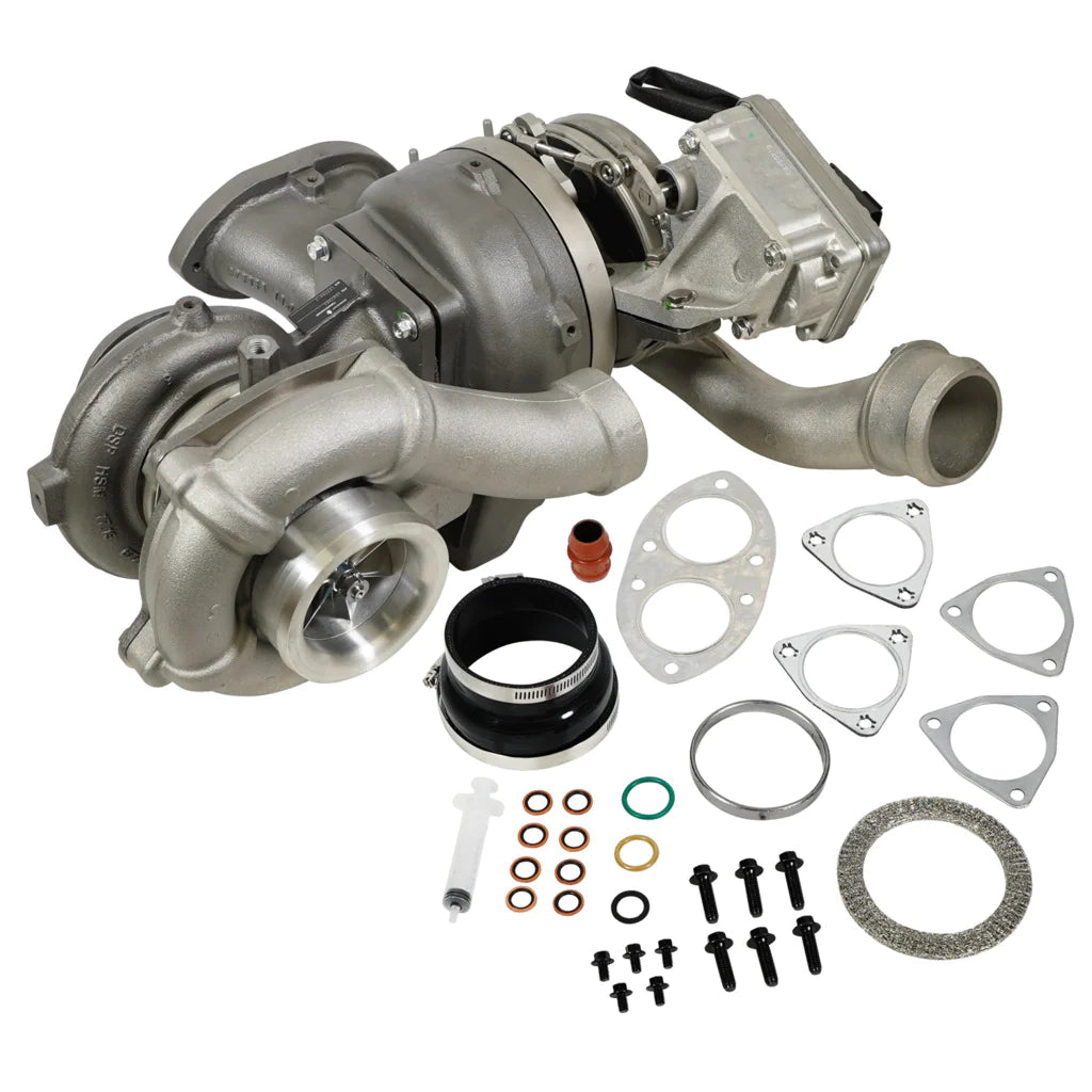 1047083 BD 6.4L POWERSTROKE SCREAMER V2S TWIN TURBO KIT FORD 2008-2010 Hell On Wheels Performance Ltd Canada