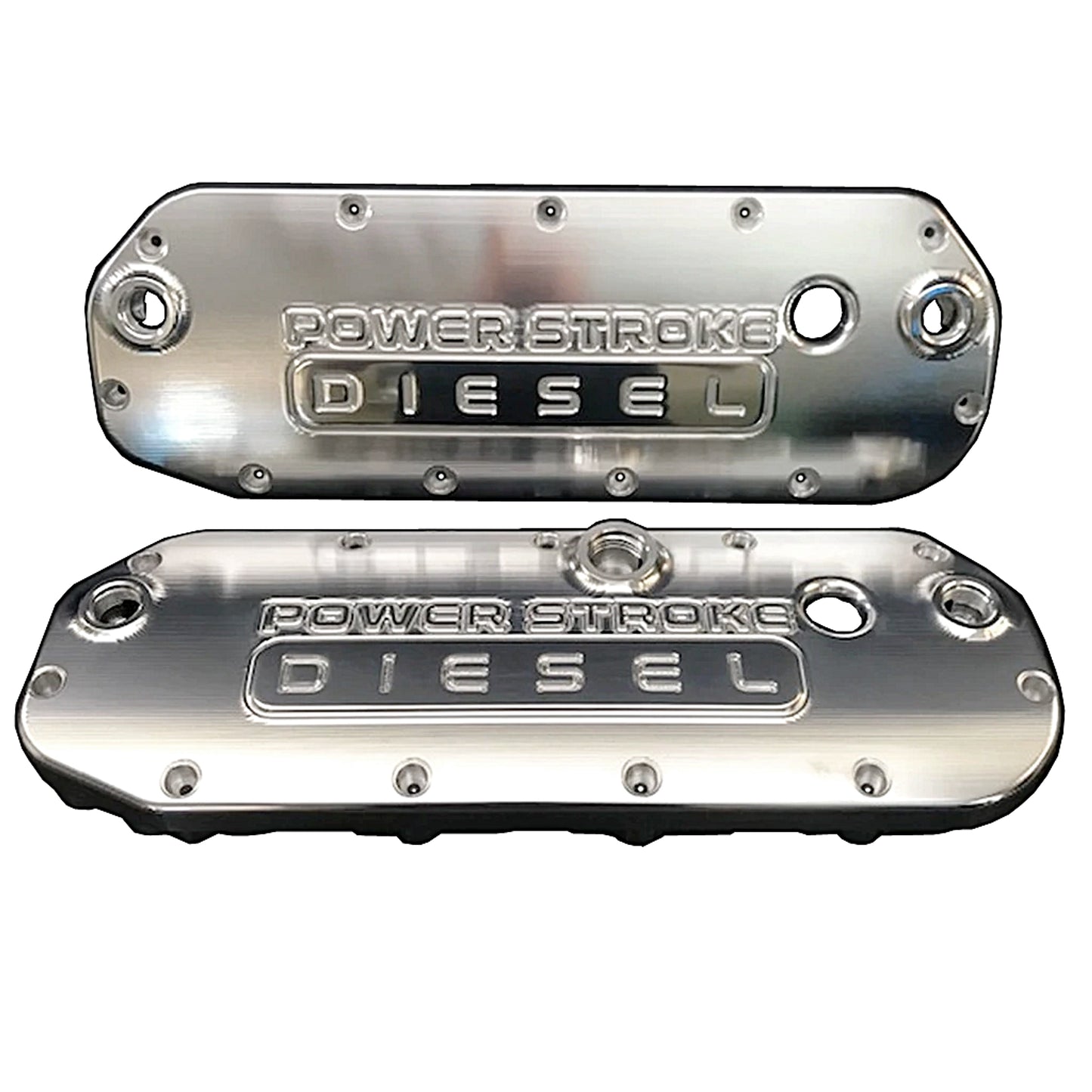 BDP Beans Diesel Performance 04.5-07 6.0L Power Stroke Billet Valve Covers With Oil Cap