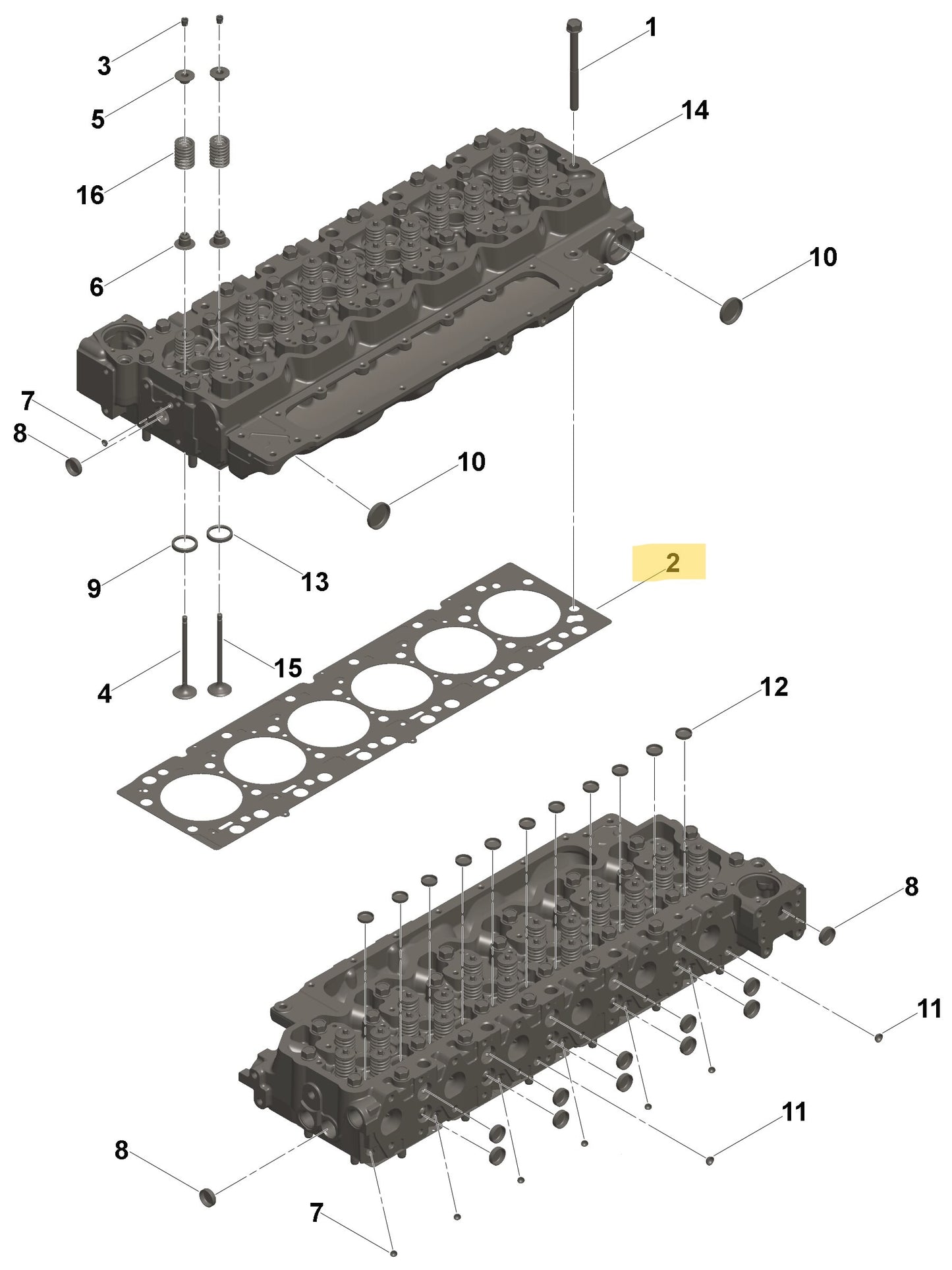 Genuine Cummins OEM Replacement Head Gasket for 6.7L Cummins 2019-2024