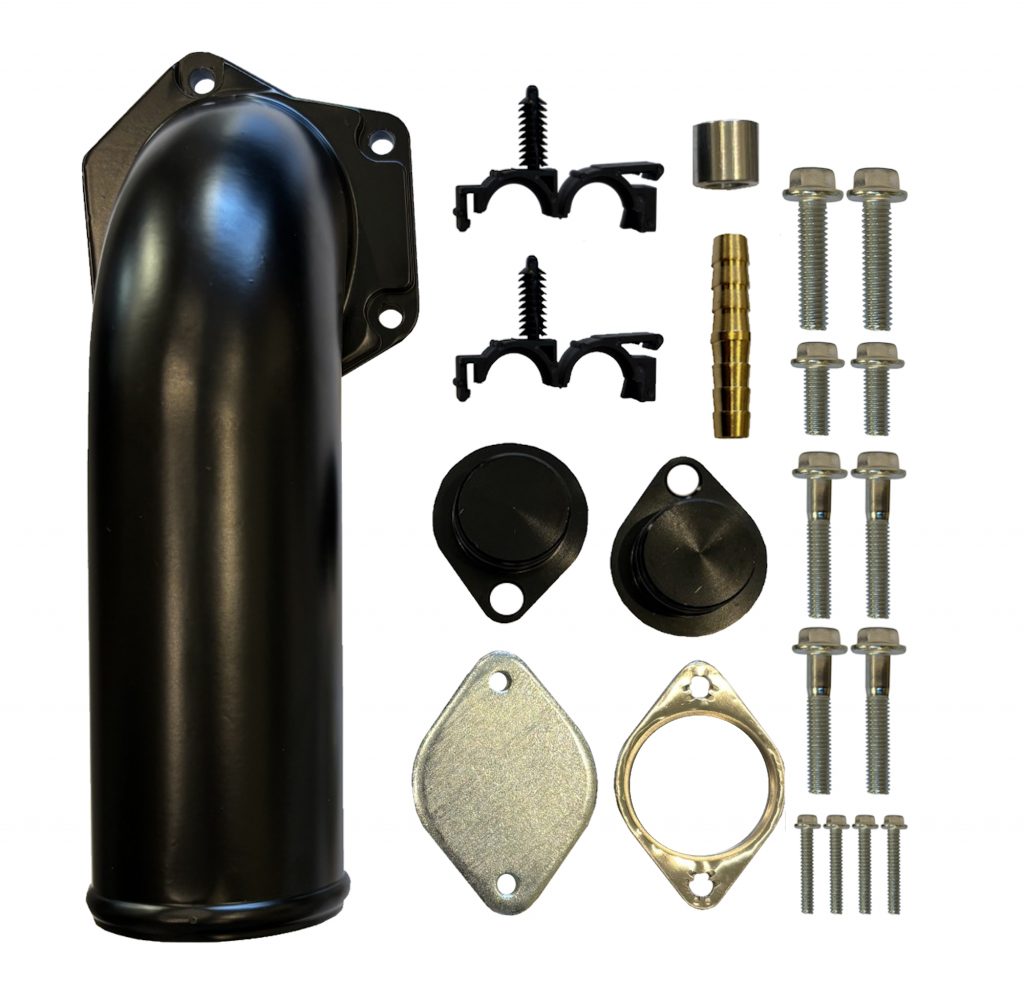 Mel's Manufacturing Cooler Upgrade Kit for Ford Powerstroke 08-10 6.4L w/ High Flow Intake Elbow