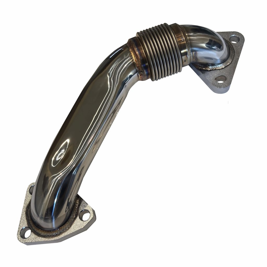 Mel's Manufacturing 01-16 Duramax Up Pipe Pass Side W/Gaskets