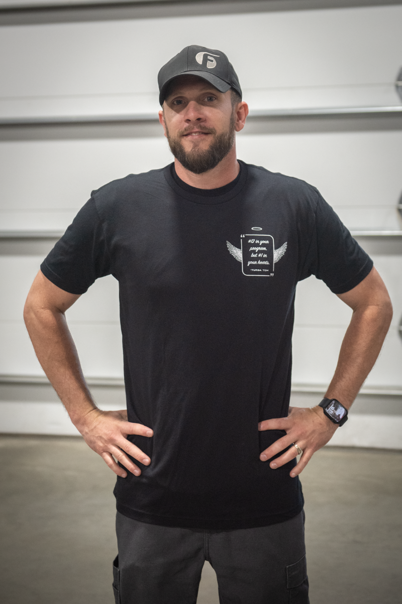 FPE-TSHIRT-TURBATOM Fleece Special Order Turba Tom T-ShirtHell On Wheels Canada