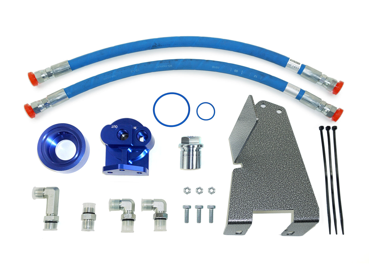 Pacbrake 2019-22 Dodge RAM 2500/3500 Remote Oil Filter Relocation Kit HP10594