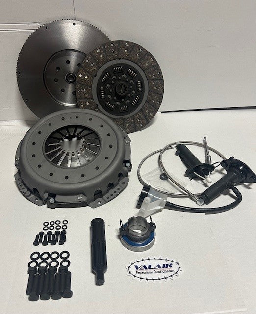 Valair Single Disc Clutch for 2005.5-2018 Dodge Ram Mercedes G56 Organic Spring Hub Kit | 450HP & 900 FT-LB Torque