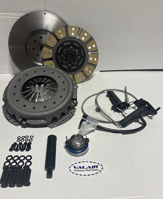 Valair Single Disc Clutch for 2005.5-2018 Dodge Ram Mercedes G56 Ceramic / Kevlar Spring Hub Kit | 500HP & 1000 FT-LB Torque