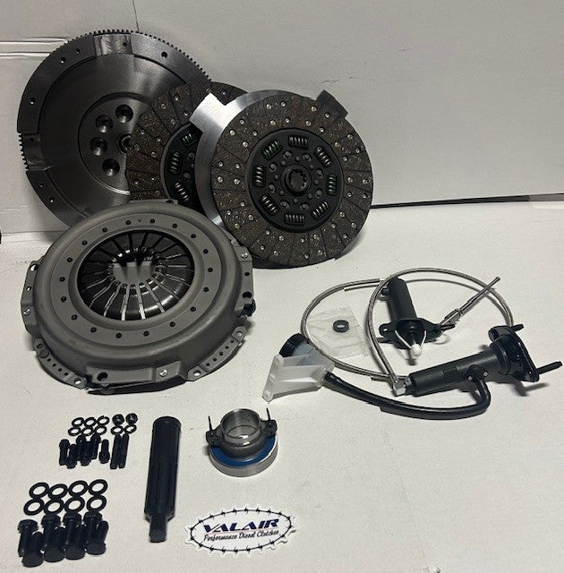 Valair Dual Disc Clutch for 2005.5-2018 Dodge Ram Mercedes G56 Organic Spring Hub Kit | 550HP & 1100 FT-LB Torque