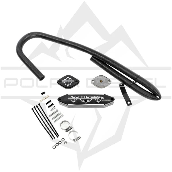 PD-2-12334000 Polar Diesel 2011-2022 Ford Powerstroke 6.7L EGR Delete Kit (Pickup or C&C) Hell On Wheels Performance Ltd Limited Yukon Northwest Territories Nunavut British Columbia Alberta Saskatchewan Manitoba Ontario Quebec Newfoundland Labrador Prince Edward Island Nova Scotia New Brunswick Canada