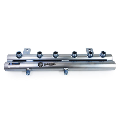 S&S SSFueled Diesel Motorsport® Double-Barrel Fuel Rail for Cummins 6.7L