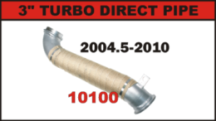 A00101 Mel's Manufacturing 3" Turbo Direct Pipe 2004.5-2010 Hell On Wheels Ltd Canada FloPro Flo-Pro Flo Pro 10100