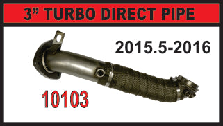 DISCONTINUED - Flo-Pro 3" Turbo Direct Pipe 2015.5-2016 / USE GM8428