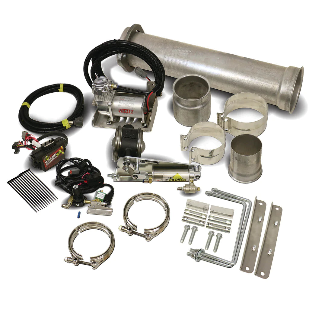 1027150 BD EXHAUST BRAKE (REMOTE) C/W AIR COMPRESSOR - FORD 6.7L POWER STROKE 2011-2016 Hell On Wheels Ltd Canada