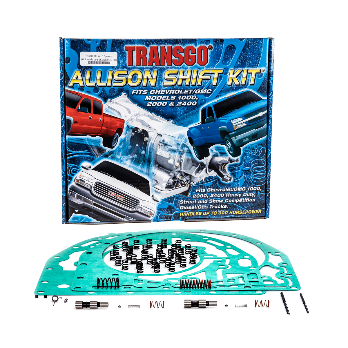 ALLISON SK TransGo SHIFT KIT® Valve Body Repair Kit Fits Allison 5-SPD 2001-05 Hell On Wheels Ltd Canada