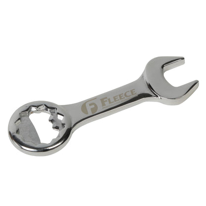 FPE-BTL-OPN Fleece Performance Bottle Opener 17mm wrench that works on your injection lines and opens you drinks Hell On Wheels Canada