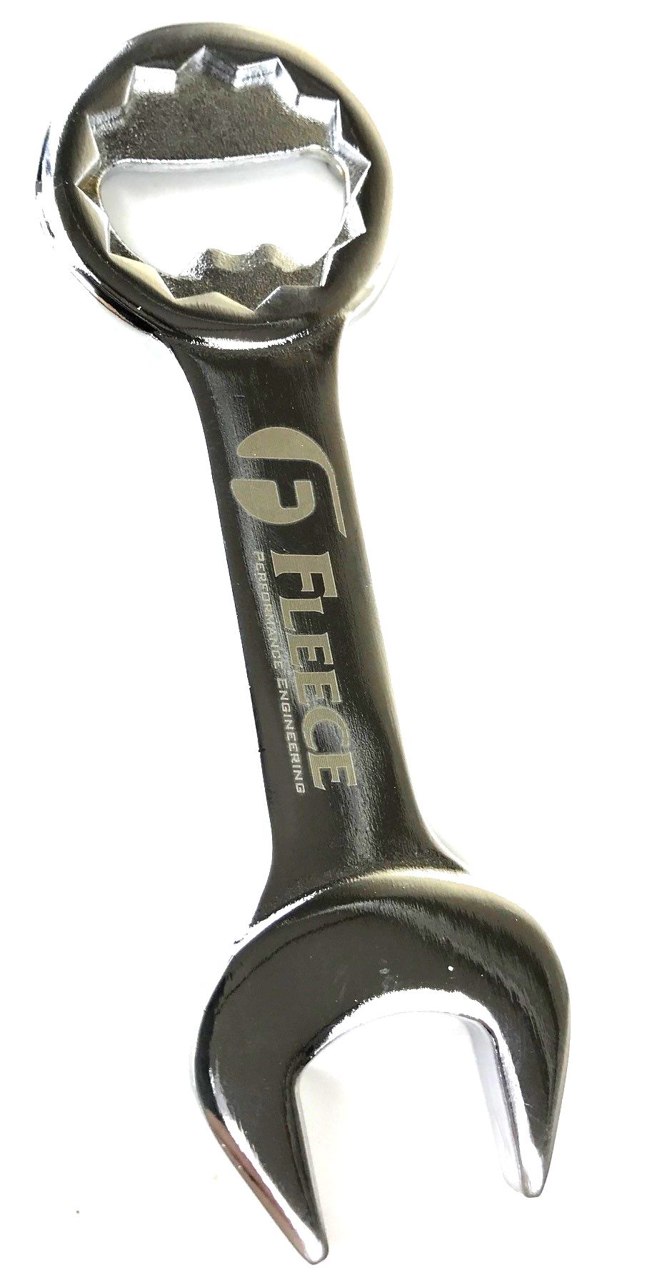 FPE-BTL-OPN Fleece Performance Bottle Opener 17mm wrench that works on your injection lines and opens you drinks Hell On Wheels Canada
