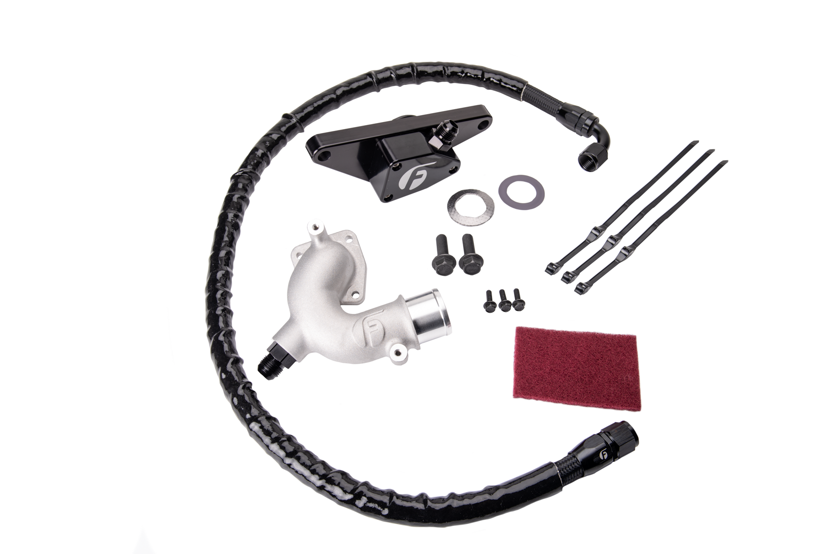 FPE-CLNTBYPS-CUMMINS-1318 Fleece Coolant Bypass Kit for 2013-2018 RAM with 6.7L Cummins Hell On Wheels Canada
