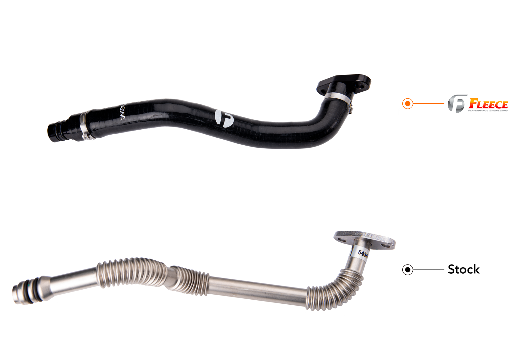 FPE-CTDT-19-KIT Fleece Turbo Drain Tube Kit for 6.7L Cummins 2019+ VGT Turbochargers Hell On Wheels Performance Limited Ltd Canada