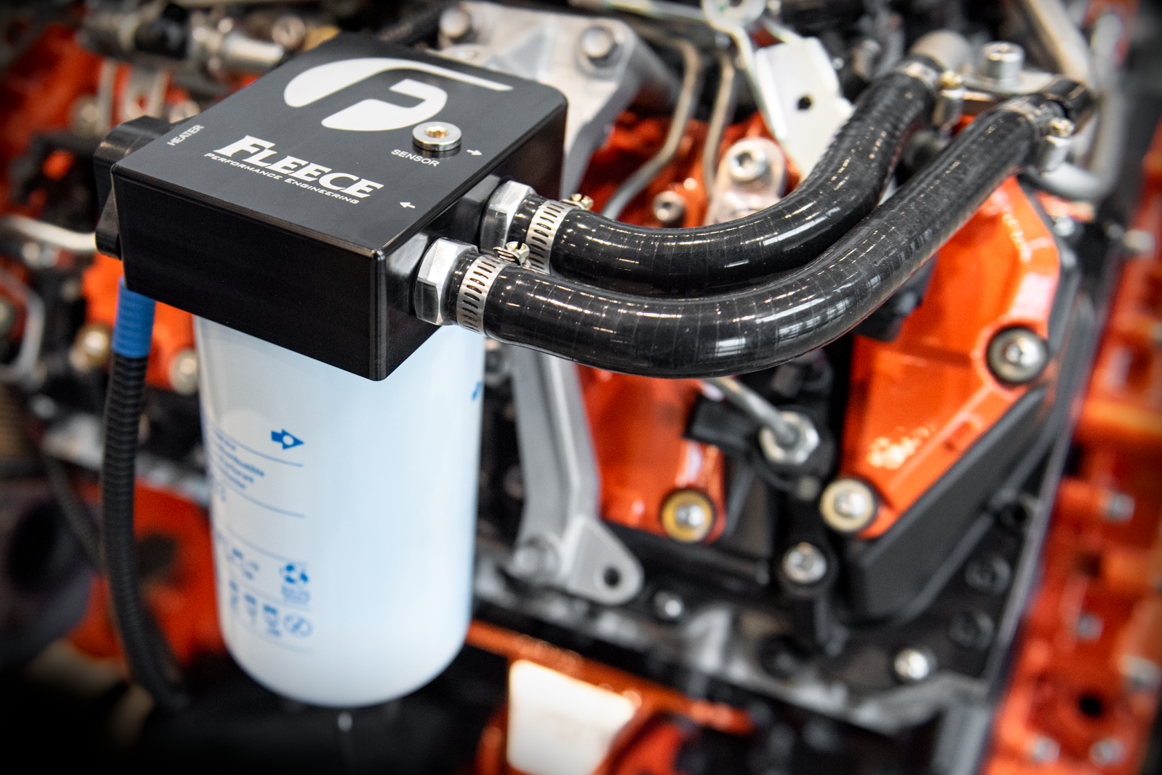 FPE-DMAX-HFFBA-1116 Fleece Auxiliary Heated Fuel Filter Kit for 2011-2016 LML Duramax Hell On Wheels Canada