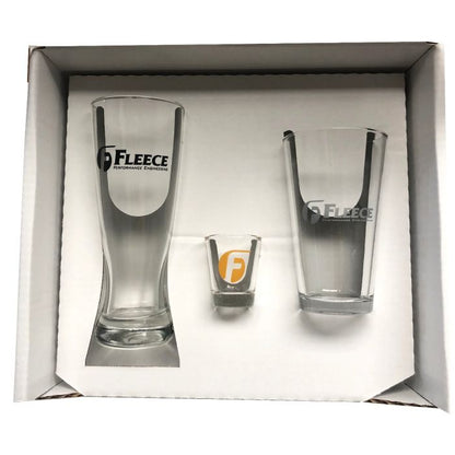 FPE-GLASSWARE-2020 Fleece Performance 3-Piece Glassware Gift Set Hell On Wheels Canada