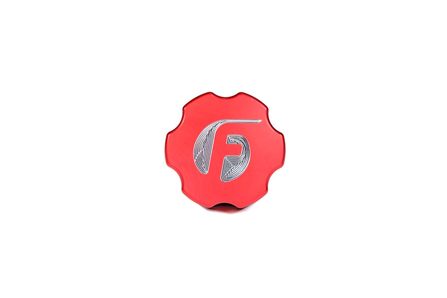 FPE-OC-CR-F-RED Fleece Billet Oil Cap Cover for 2003+ Cummins (Red) Hell On Wheels Canada