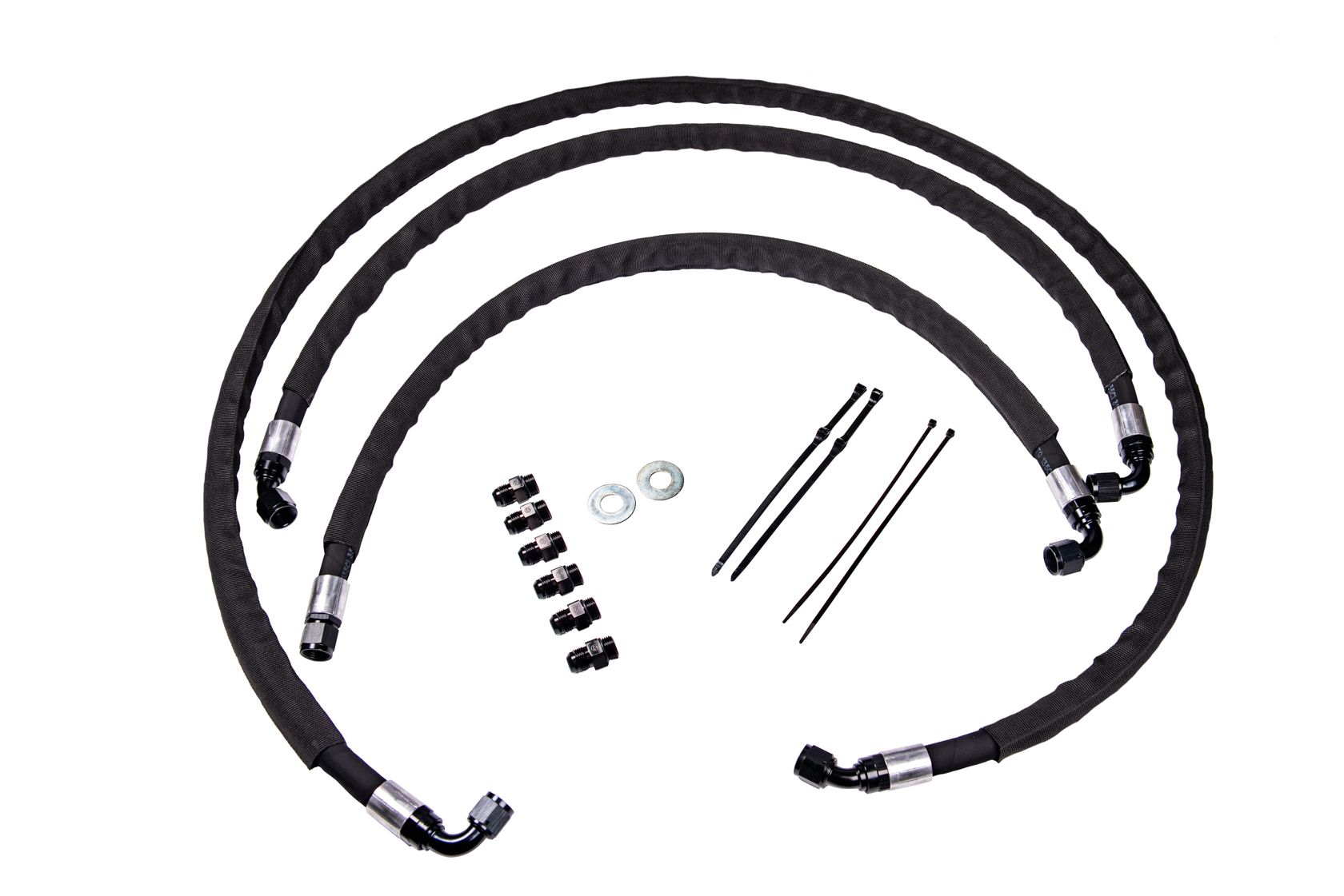 FPE-TL-L5P-1719 Fleece 2017-2019 GM Duramax Heavy Duty Replacement Transmission Cooler lines Hell On Wheels Canada