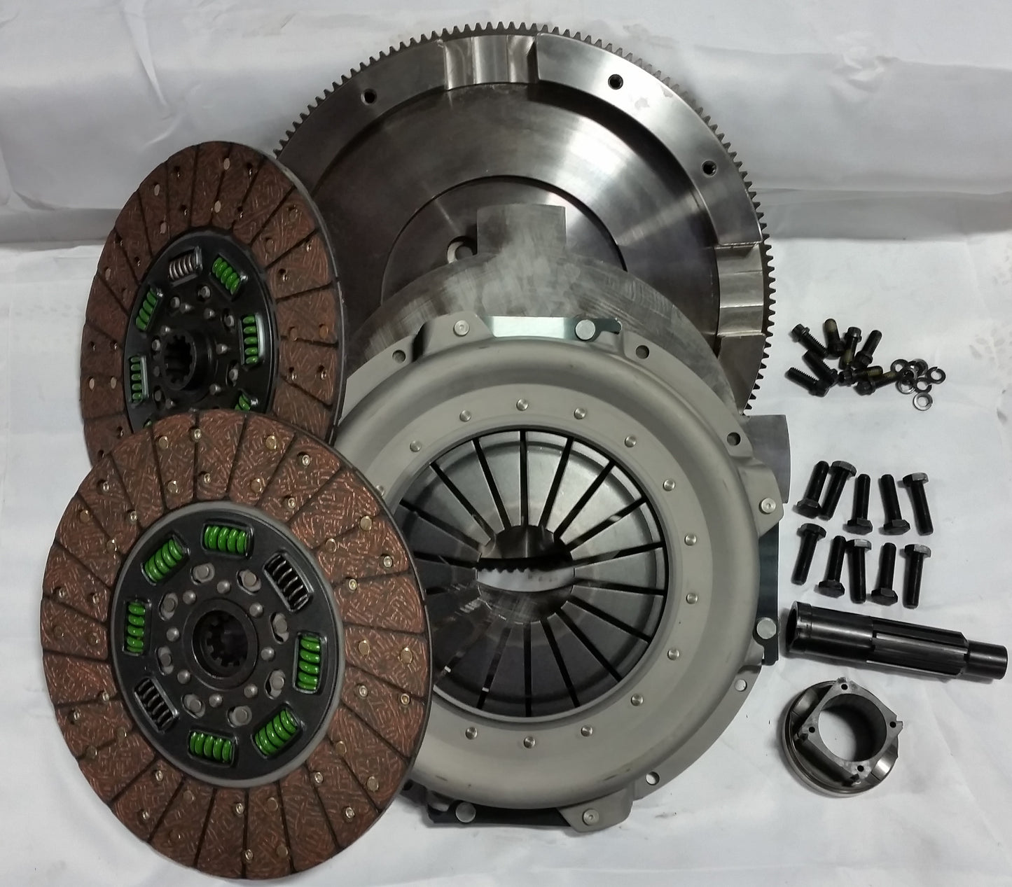 NMU60DDS-ORG Valair Dual Disc Clutch 12.25" x 1.375" Ford 6.0/6.4 ZF6 Organic Spring Hub Dual Disc Hell On Wheels Canada