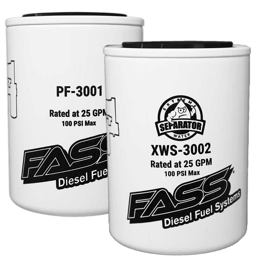 XWS-3002 FASS Fuel Systems Extreme Water Separator Filter (XWS3002) Hell On Wheels Ltd Canada