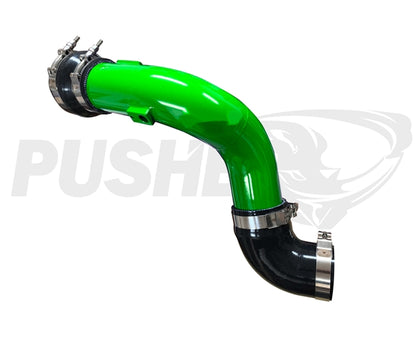 PFP17XXBTA_U PFP17XXBTA_W PFP17XXBTA_R PFP17XXBTA_K PFP17XXBTA_T PFP17XXBTA_G PFP17XXBTA_N Pusher HD 3" Cold Side Charge Tube for 2017+ Ford 6.7L Powerstroke w/ Throttle Valve Adapter Hell On Wheels Ltd Canada