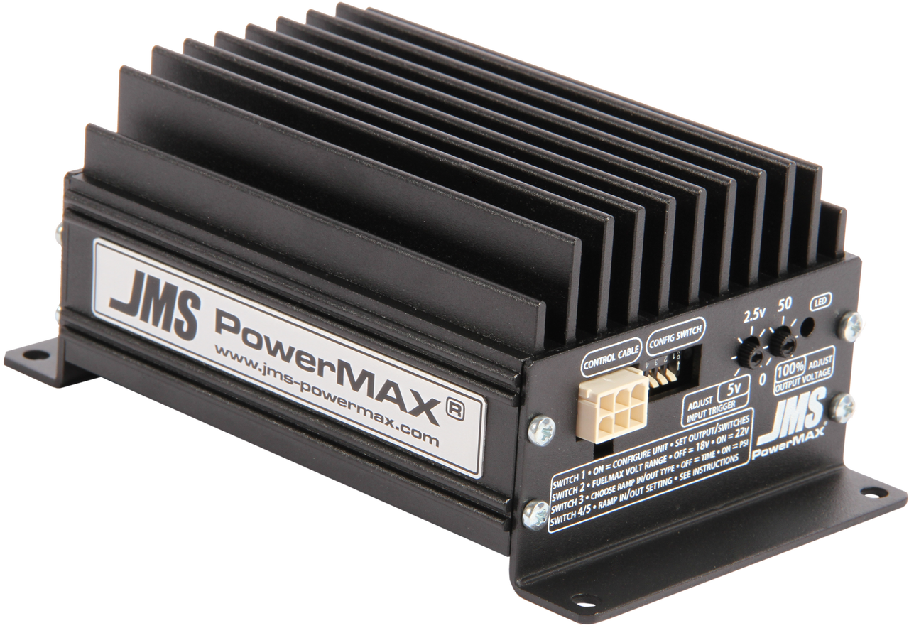 P2000GM JMS FUELMAX - FUEL PUMP VOLTAGE BOOSTER V2 - UNIVERSAL SINGLE OUTPUT - P2000GM  Hell On Wheels Ltd Canada