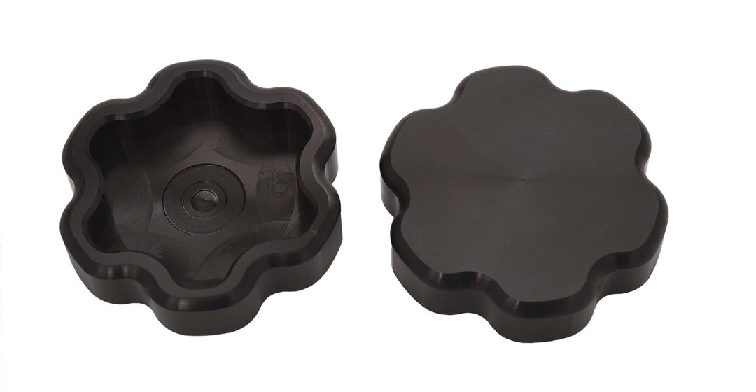 210040-BDP 210040-BDP/CUMM 210040-CUMM 210040-PLAIN BDP Beans Diesel Performance Anodized Cummins Push-On Oil Cap Cover - Star 210040 Hell On Wheels Canada