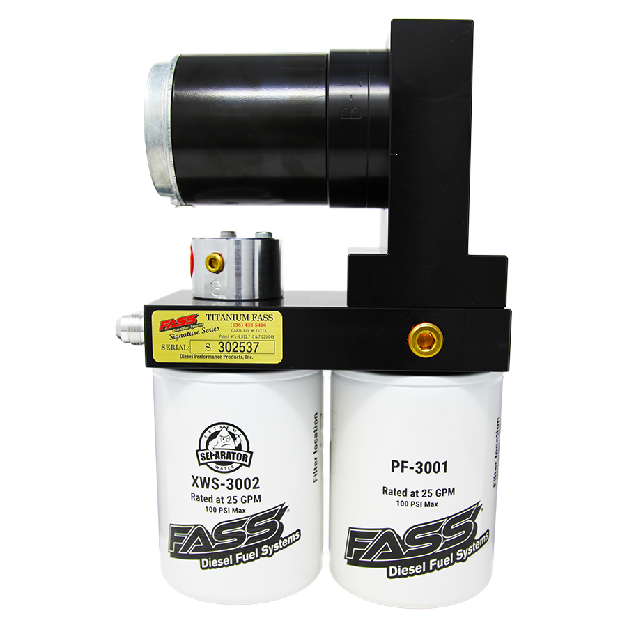 TS D08 100G TITANIUM SIGNATURE SERIES DIESEL FUEL LIFT PUMP 100GPH DODGE CUMMINS 5.9L 1998.5-2004 (TS D08 100G) (NOTE: IF THE TRUCK HAS BEEN RETROFITTED WITH AN IN-TANK PUMP, YOU NEED TO PURCHASE A TS D07 100G KIT.) Hell On Wheels Ltd Canada