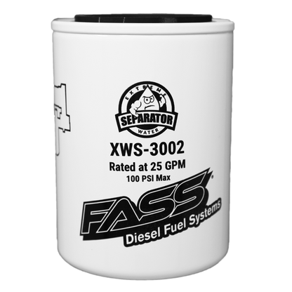 XWS-3002 FASS Fuel Systems Extreme Water Separator Filter (XWS3002) Hell On Wheels Ltd Canada